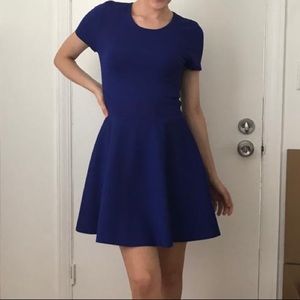 Parker A Line Blue Dress